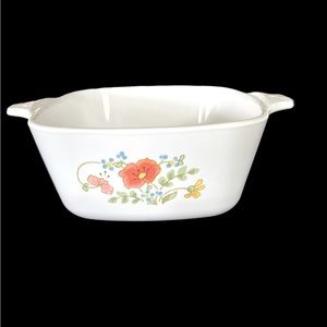 Corning Ware Vintage Wildflower Dish